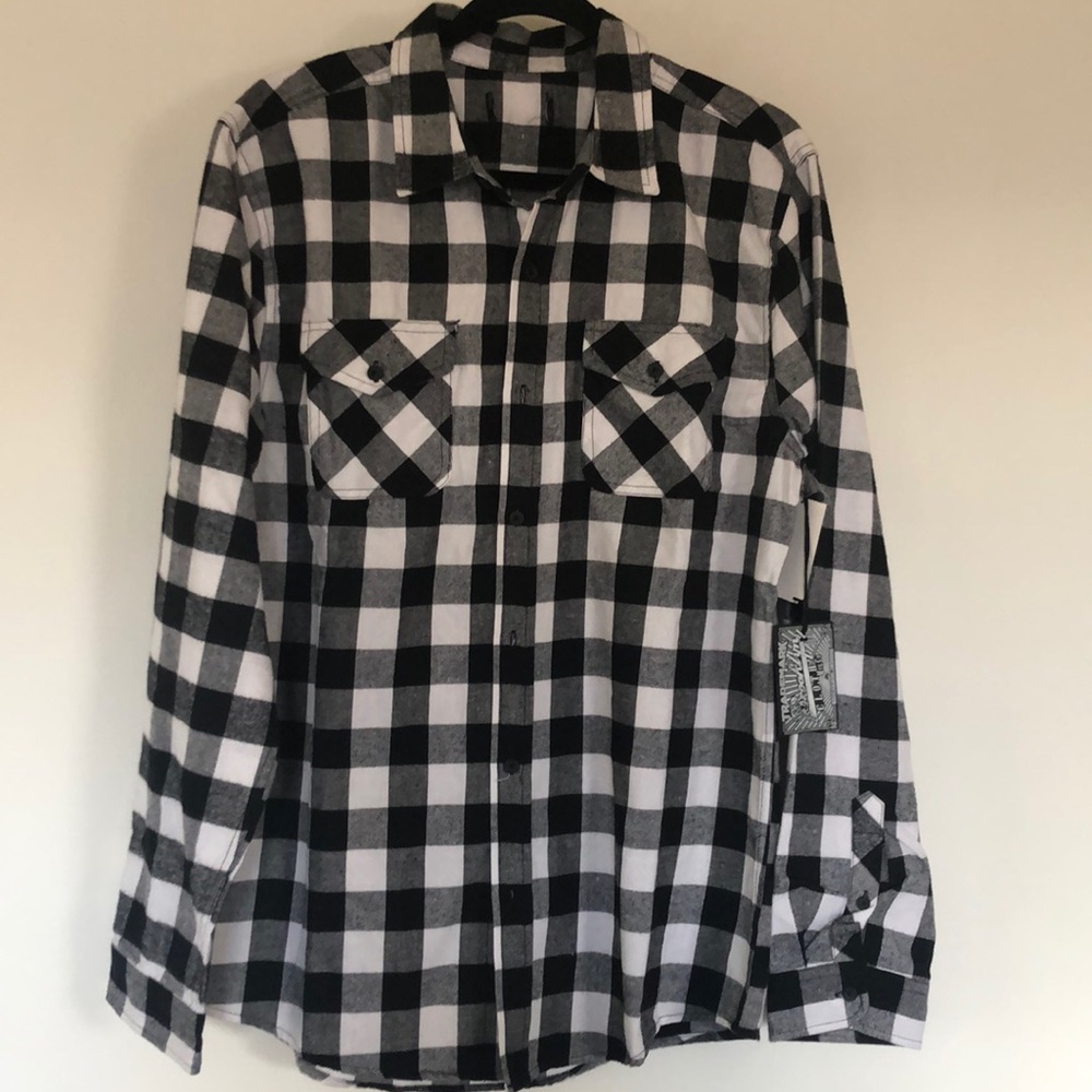 Brooklyn Cloth Nordstrom Buffalo plaid 👔 size Lg.